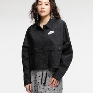 L 나이키 우먼스 NSW 숏 바람막이 코치 자켓