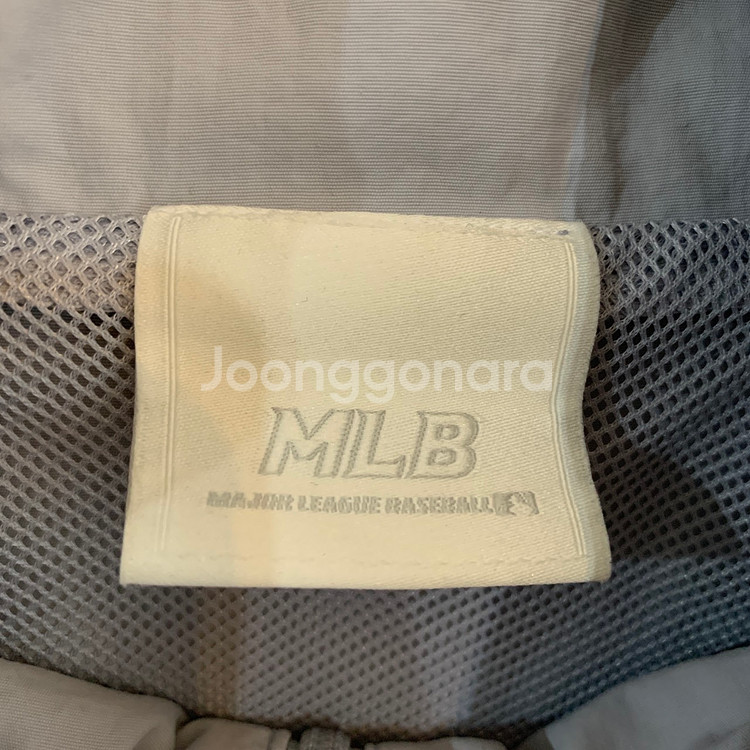 M MLB 뉴욕양키스 후드 오버핏 바람막이 자켓--5
