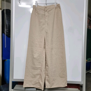 여성 통바지 지퍼 밴드형 통바지 뒤허리밴드