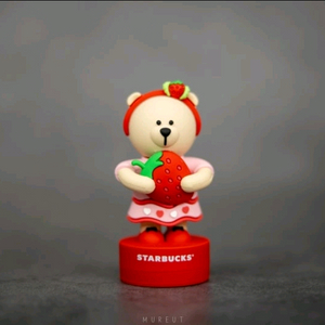 [정품/새상품] 스타벅스 스트로베리 베어리스타 스템프