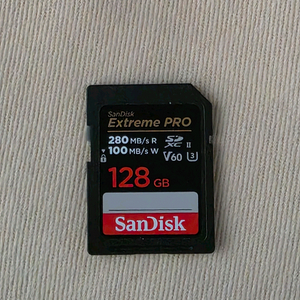 샌드스크 익스트림프로 v60 128GB sd카드