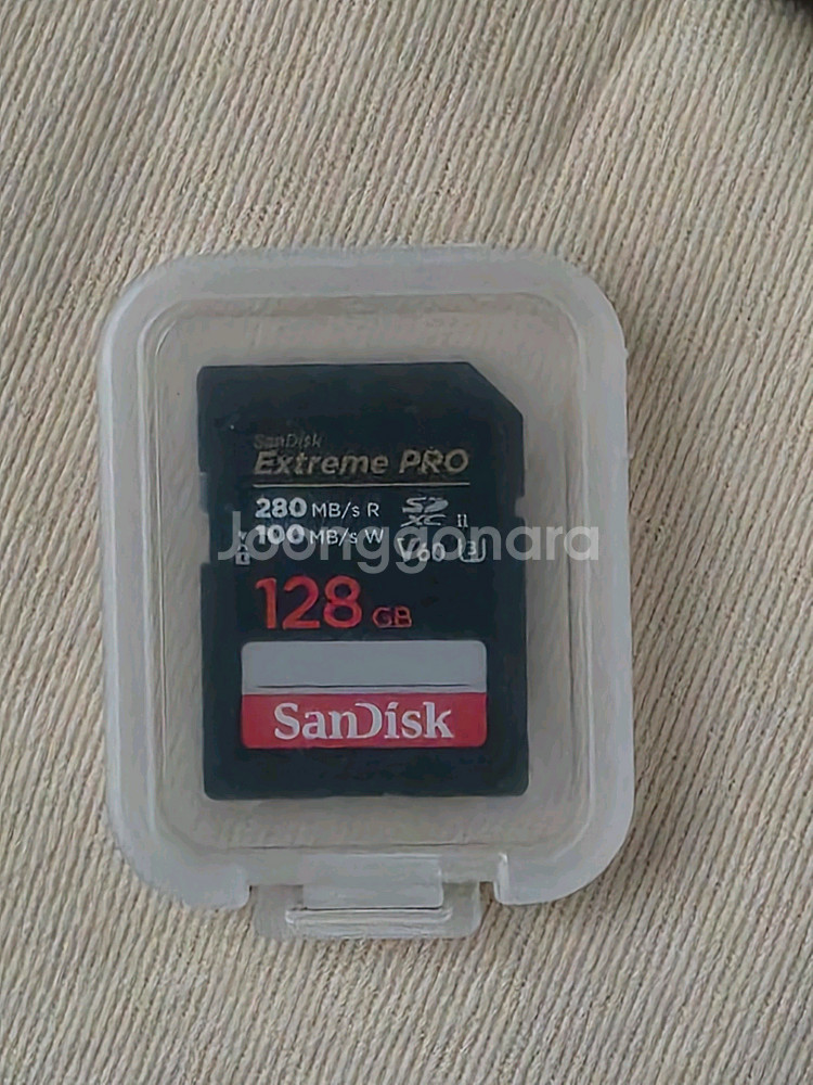 샌드스크 익스트림프로 v60 128GB sd카드--1