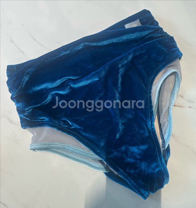 폴웨어) 린옴즈 잔느벨벳세트 블루(M-S)--2