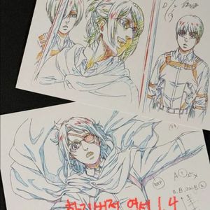 진격의거인 진격거 특전 양도 색지 메가박스 오티