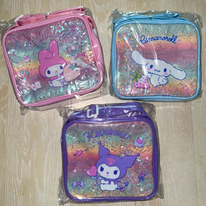 산리오 블링블링 크로스백 핸드폰 도시락 가방 새상