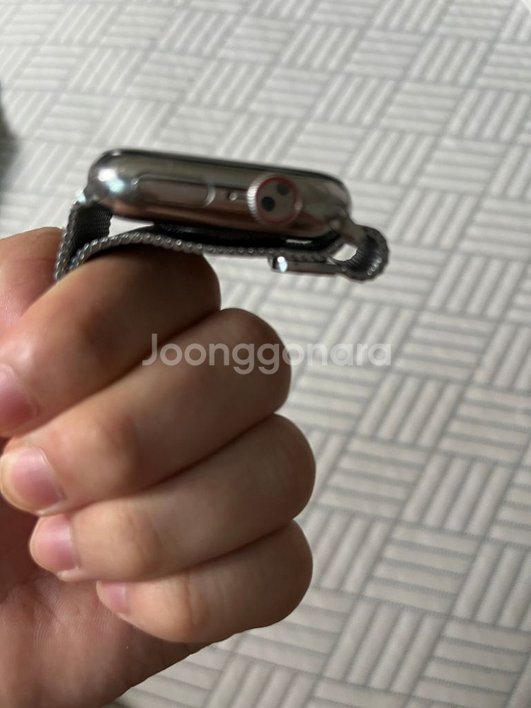 애플워치7 41mm 스테인리스 팝니다--3