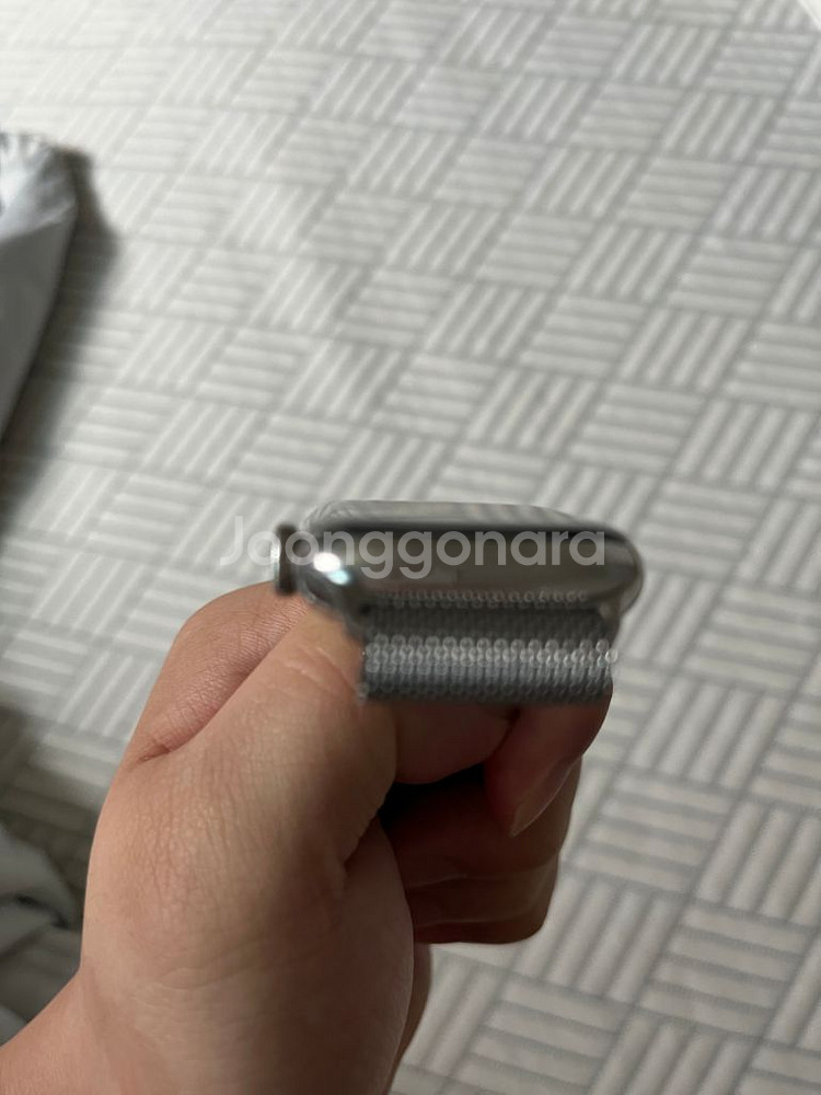 애플워치7 41mm 스테인리스 팝니다--4
