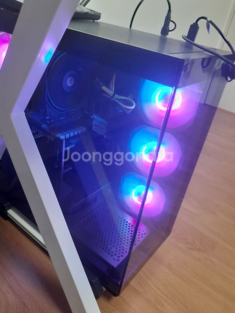 조립 PC 본체 RGB 쿨링--0