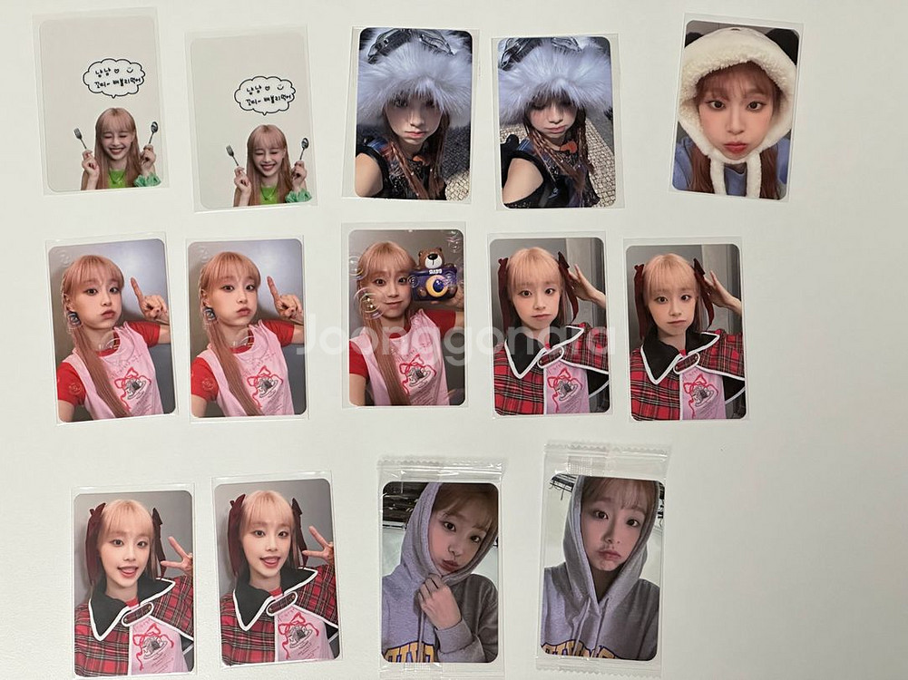 츄 CHUU 미공포 포토카드--2