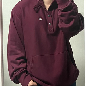 챔피온 하이넥 카라 기모 맨투맨