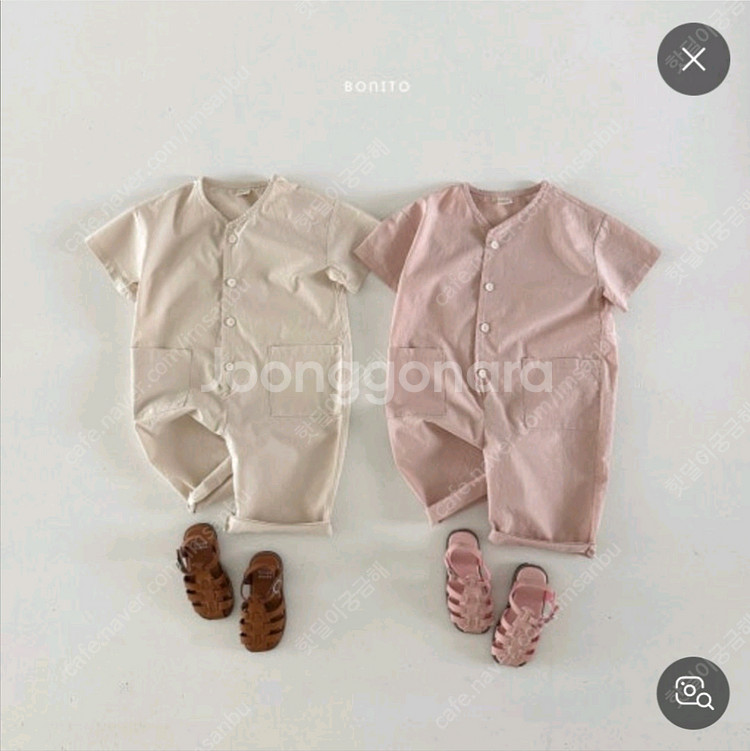 보니토 린넨 슈트 오버롤 12M--0