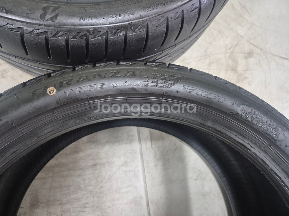 브릿지스톤 투란자 T005 런플렛 255 35 19--7