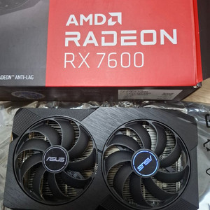 라데온 asus rx7600 팝니다(as 2년5개월)
