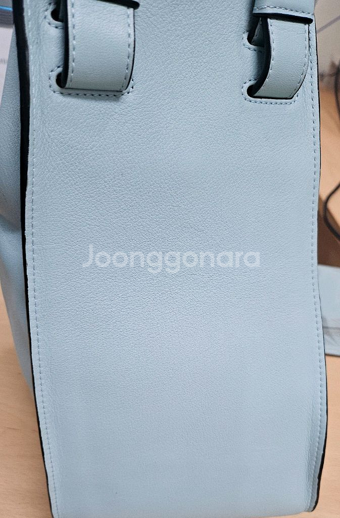 로에베 해먹백 미듐 에쉬그레이 신상품급--6