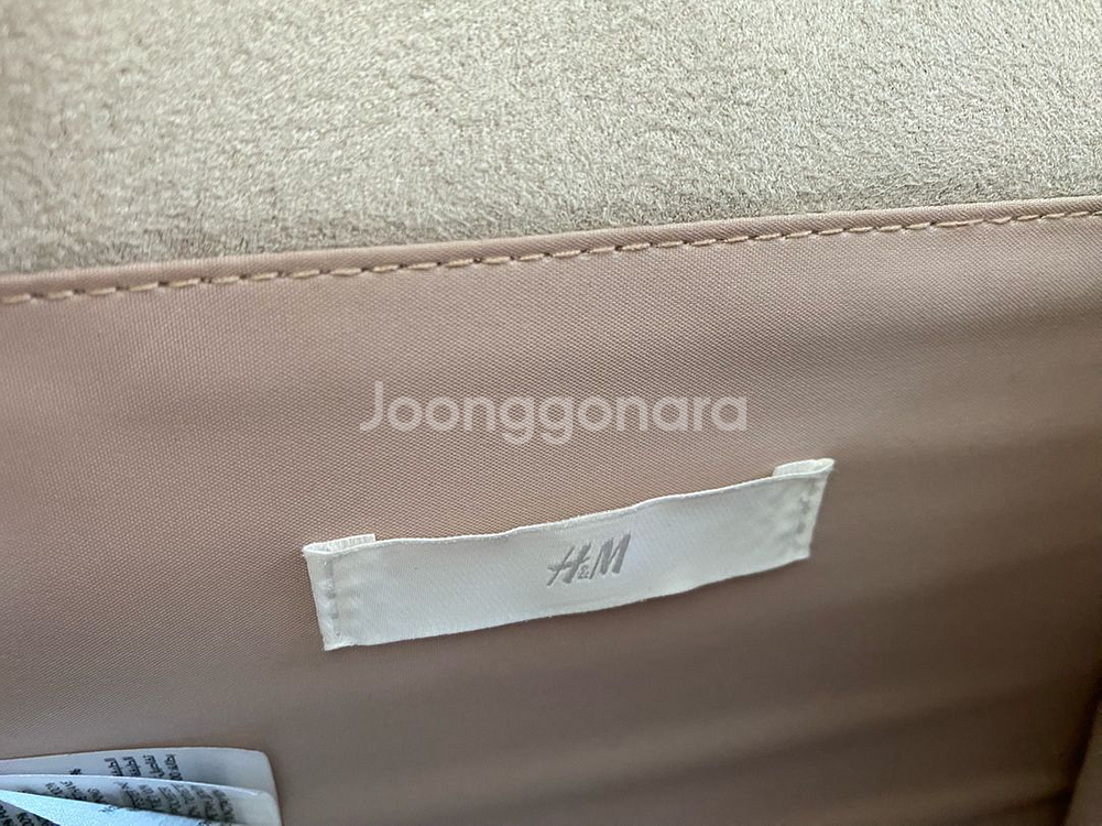 H&M 아이보리 숄더백(새상품급상태)--5