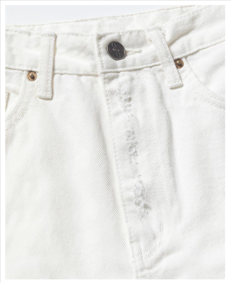 식스앤어하프 High Rise Straight 화이트진 이미지