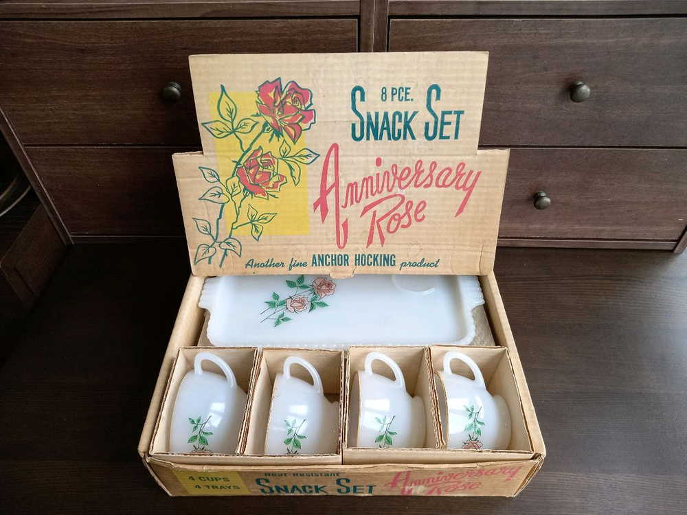 [앵커호킹 애니버서리 로즈 22K 골드 스낵세트,한정판 이미지