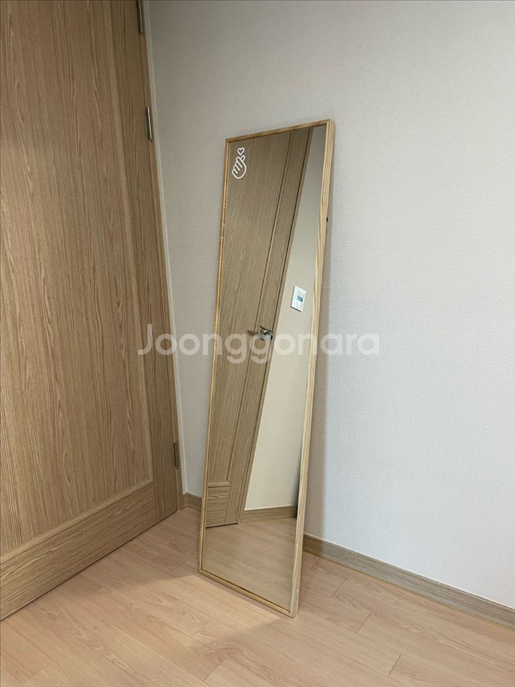 전신거울 우드--0