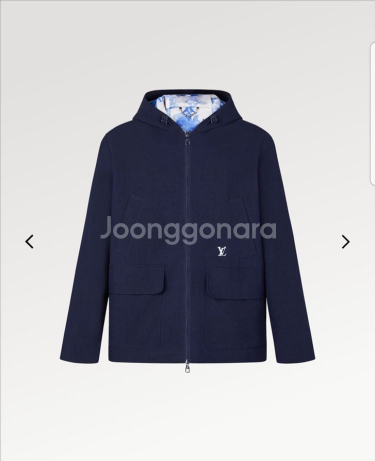 루이비통 워터컬러 워크웨어 블루종 자켓--8