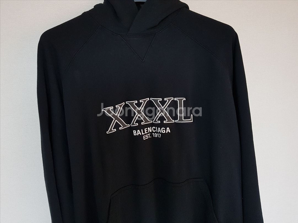 발렌시아가 XXXL 런웨이 레이어드 후드--2
