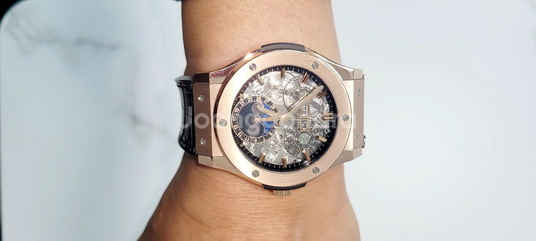 위블로 클래식 퓨전 문페이즈 18K 킹 로즈골드42mm--3