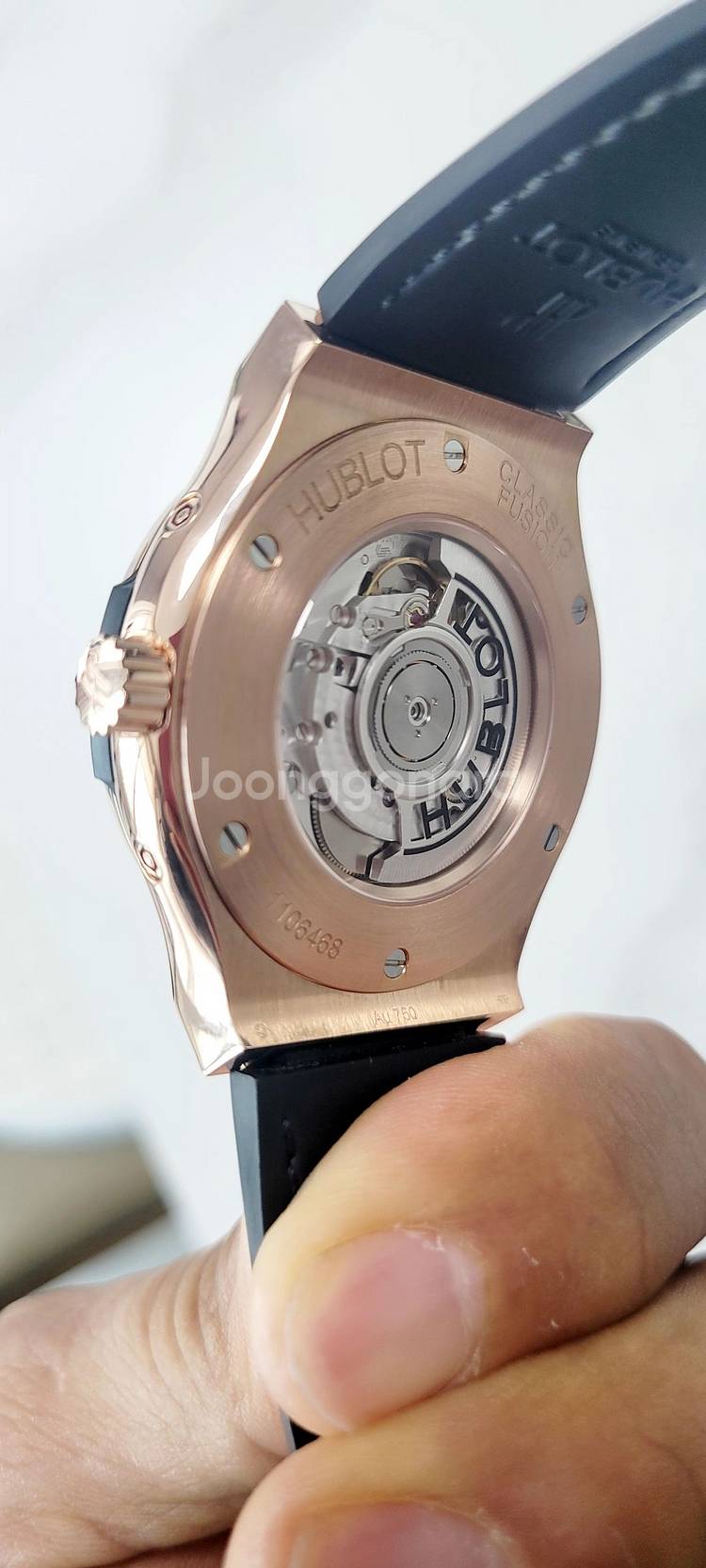 위블로 클래식 퓨전 문페이즈 18K 킹 로즈골드42mm--7