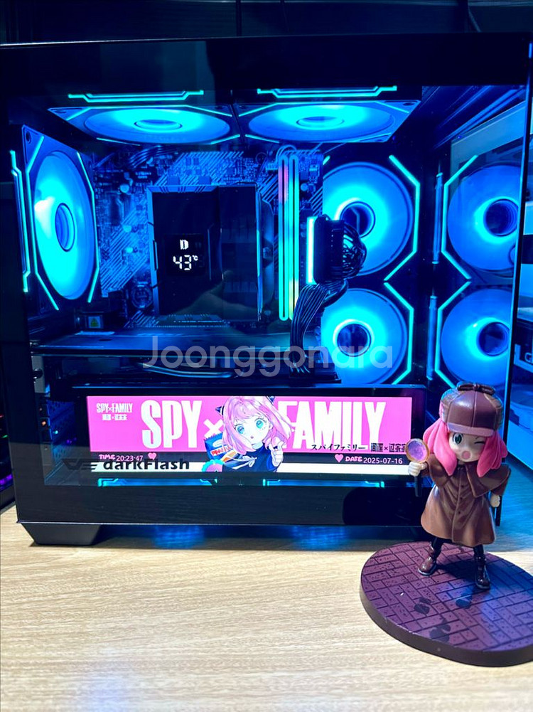데스크탑 팝니다. 게이밍·영상편집·블랙 튜닝 완성!--1