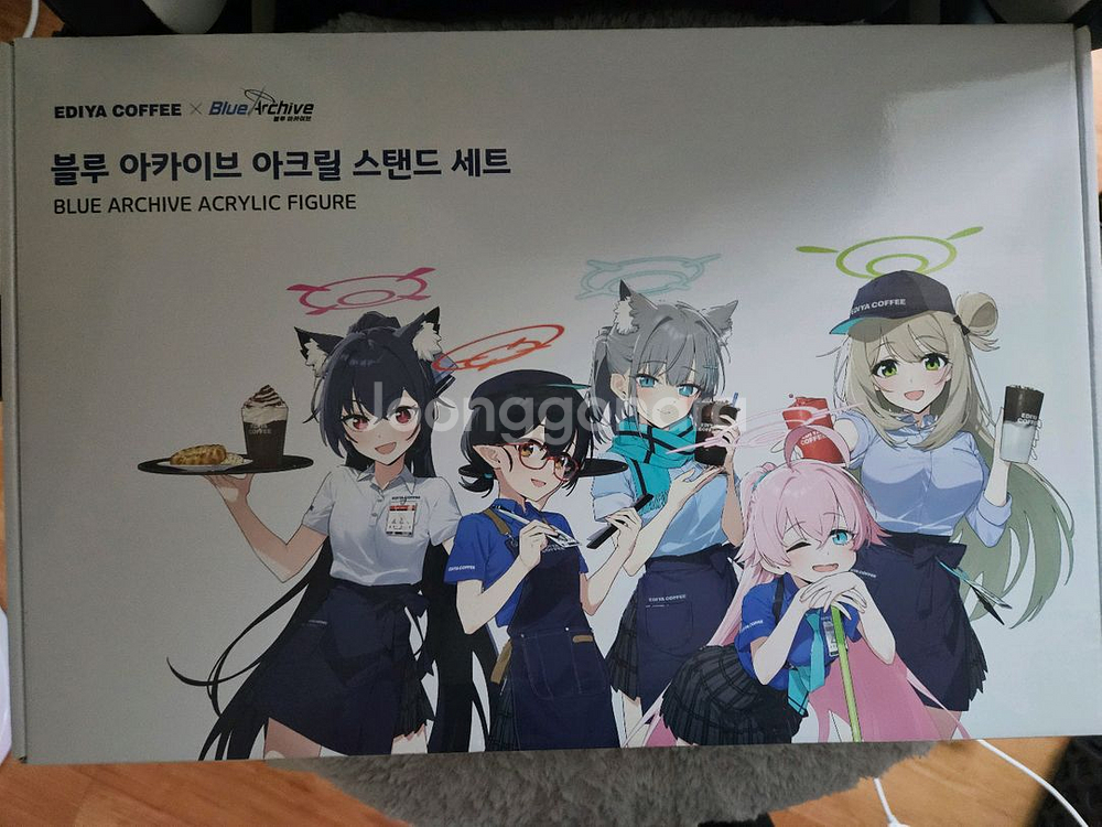 블루아카이브 이디야 커피 아크릴스탠드 세트--0