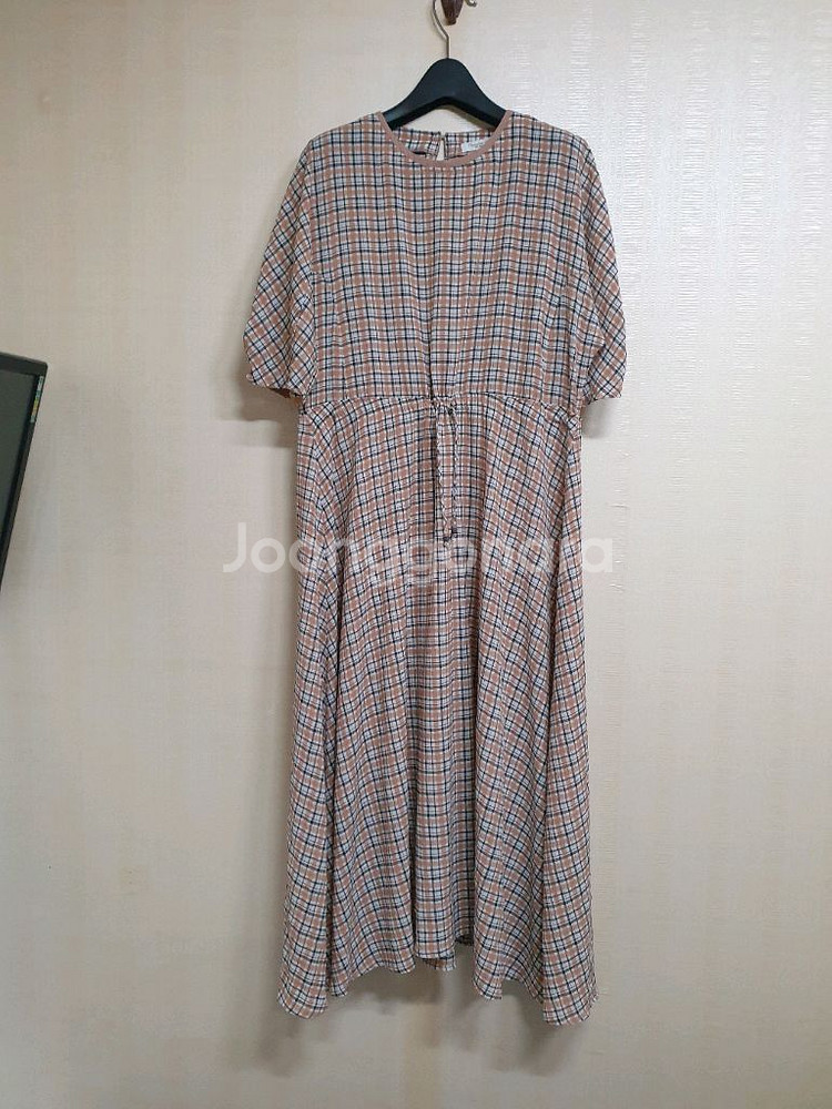 써스데이아일랜드 체크 원피스/M--1
