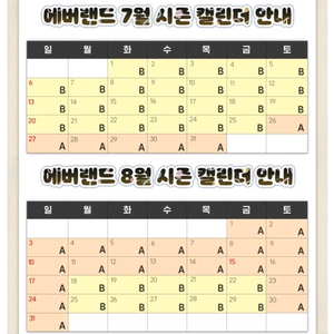 에버랜드 종일권