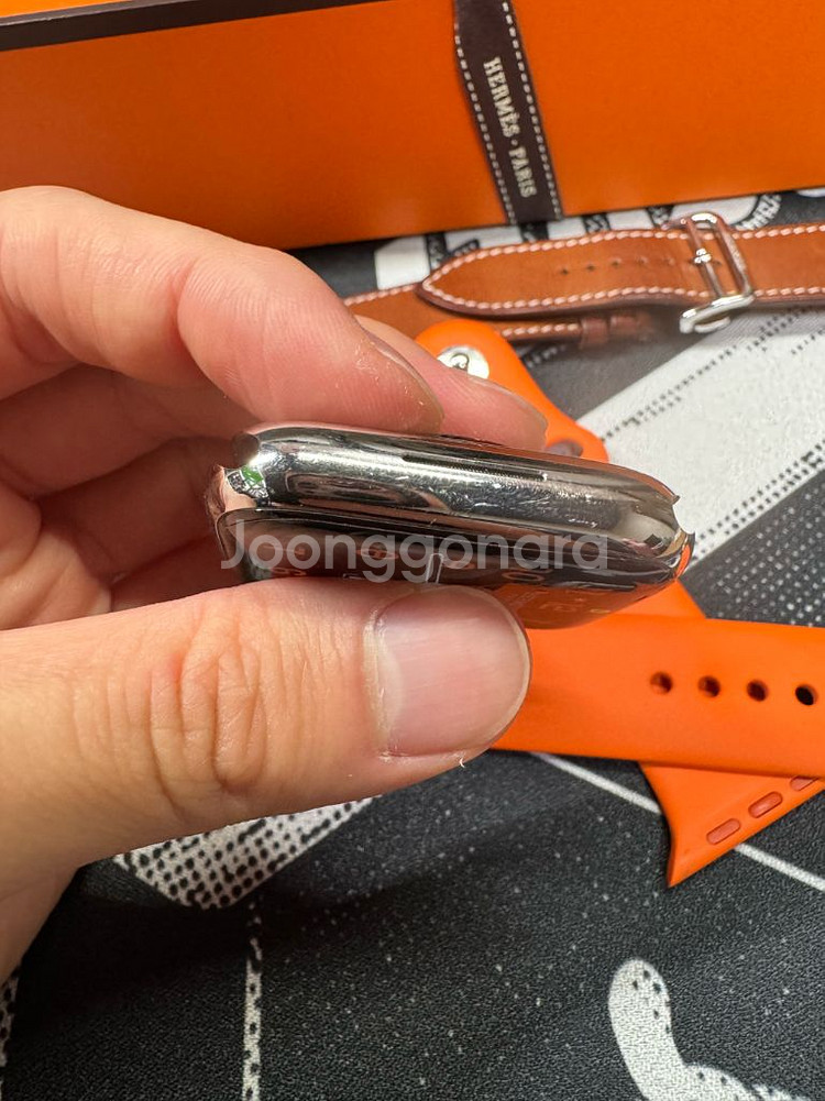 에르메스 애플워치 7 45mm 디스플로이먼트 버클--4