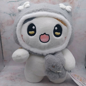코네코짱 점박이 회색후드 30cm