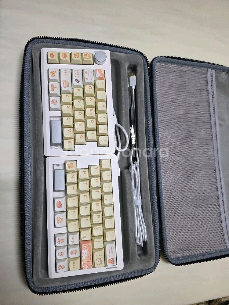 무선 스플릿 키보드 GMK70 + 키보드 가방--0