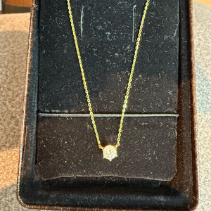 14k 큐빅 목걸이
