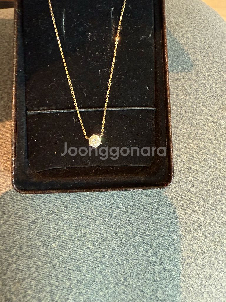 14k 큐빅 목걸이--1