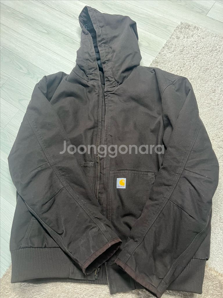 Carhartt 칼하트 덕 액티브 자켓 샌드스톤 XL--4