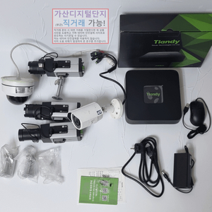 5채널 IP CCTV NVR 풀세트 (PTZ 회전형 등