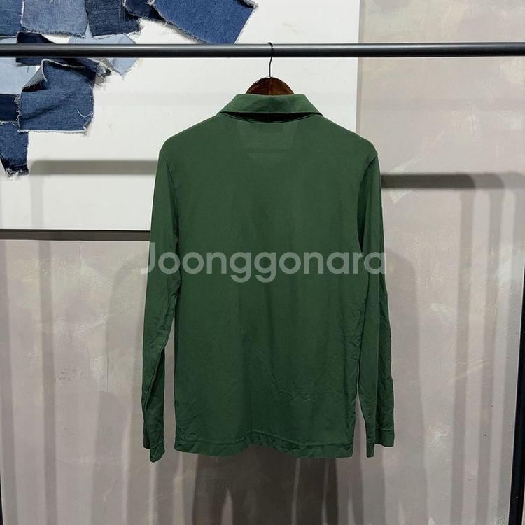 (100) 라코스테 캐주얼 슬림핏 긴팔 카라티--3