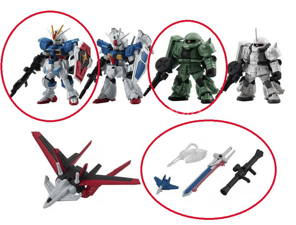 앙상블 24탄 - 임펄스, 자쿠 고기동형, 무기세트--0