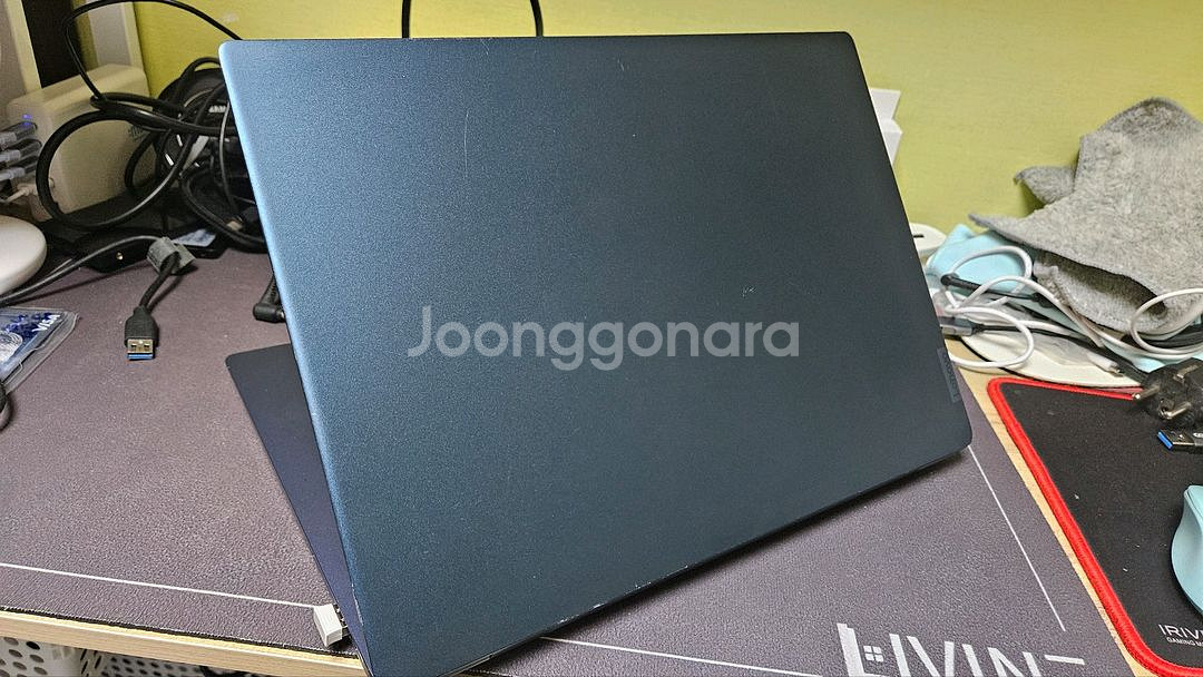 레노버 14인치노트북 i7-8g-256g 블루색상--5