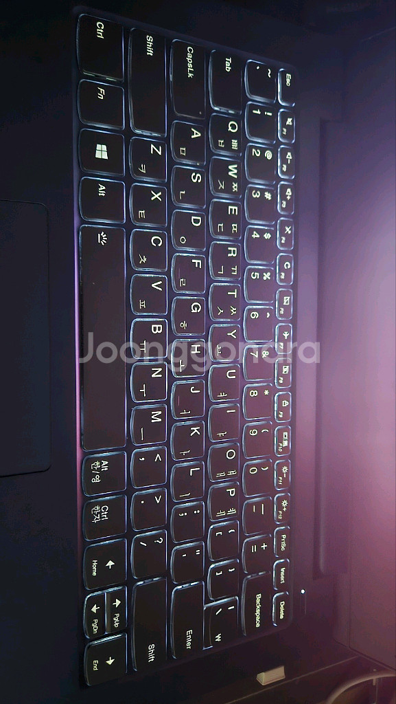 레노버 14인치노트북 i7-8g-256g 블루색상--7