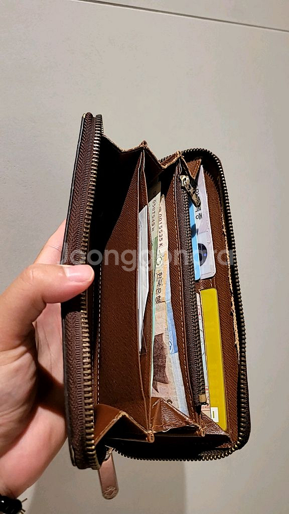 루이비통 모노그램 캔버스 장지갑 정품--2