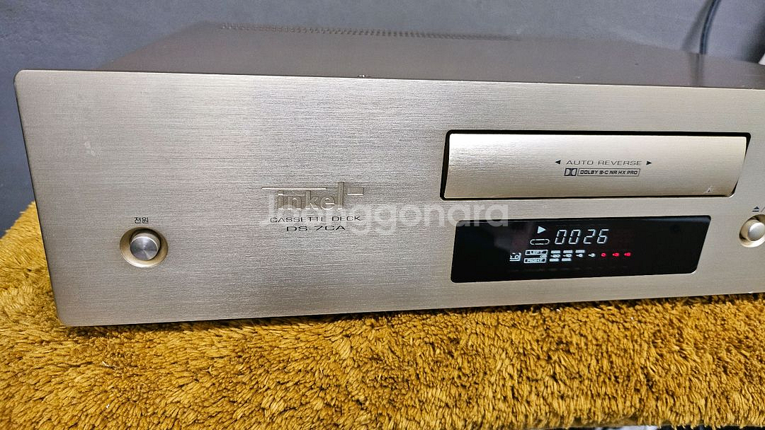 전문정비된 인켈 카세트데크 원음수준 DS-7CA--1