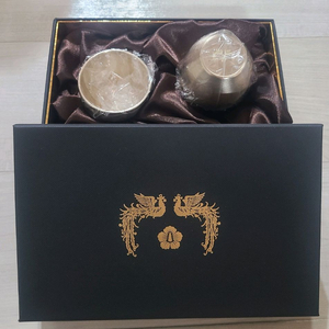 대통령실 방짜유기 술잔 세트