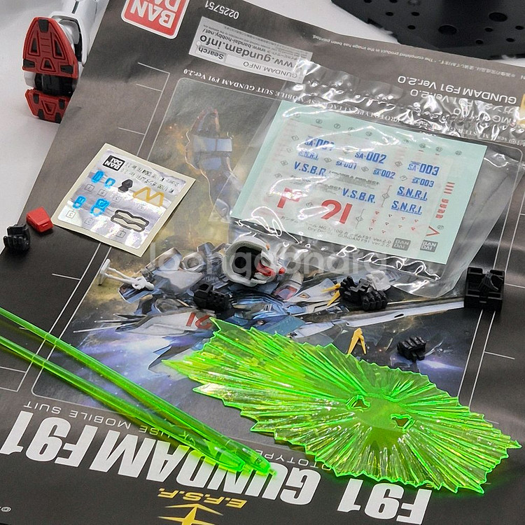 부분 도색작 MG 건담 F91 Ver.2.0 반다이--1