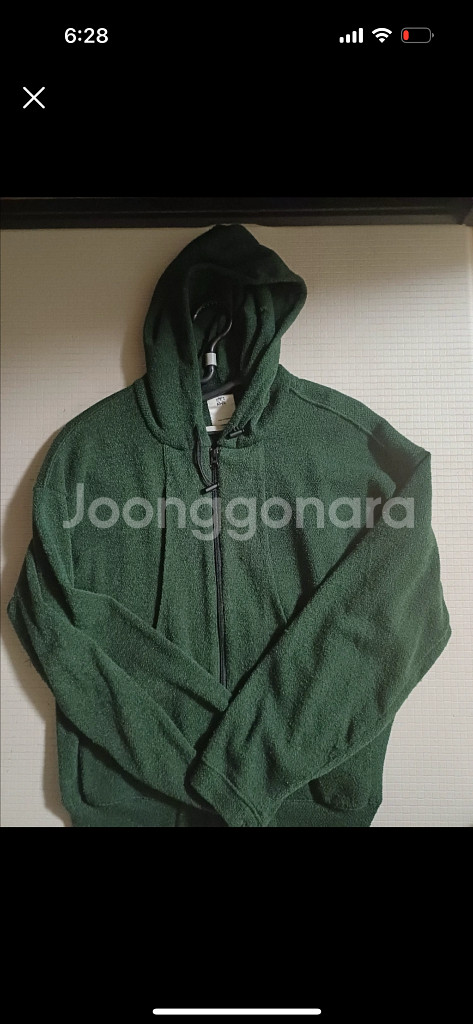 폴리테루 플리시 집업 그린 95-100--0