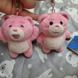 벨리곰 만세 / 무표정 2종 키링 인형 가방고리