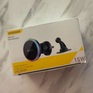 ESSAGER 15W 차량 맥세이프 충전 거치대