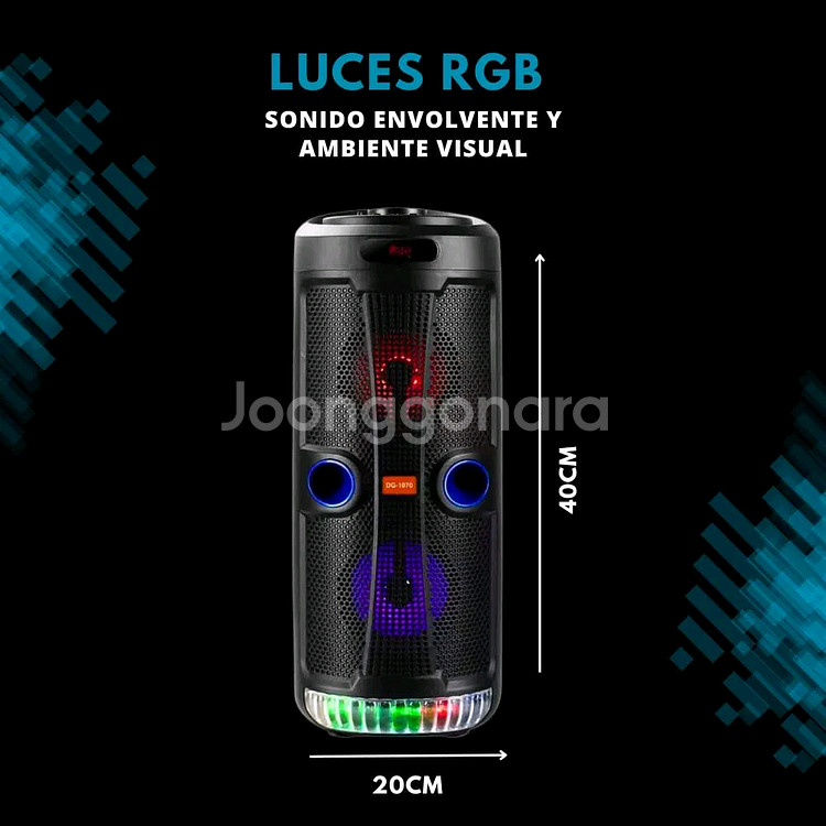더블 노래방 블루투스 스피커 DG-1070--8