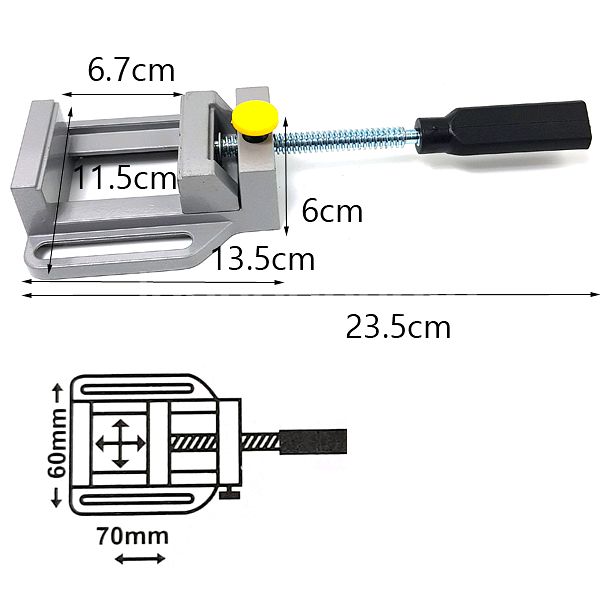 미니바이스 척 고정공구 6.7cm 무료배송--0